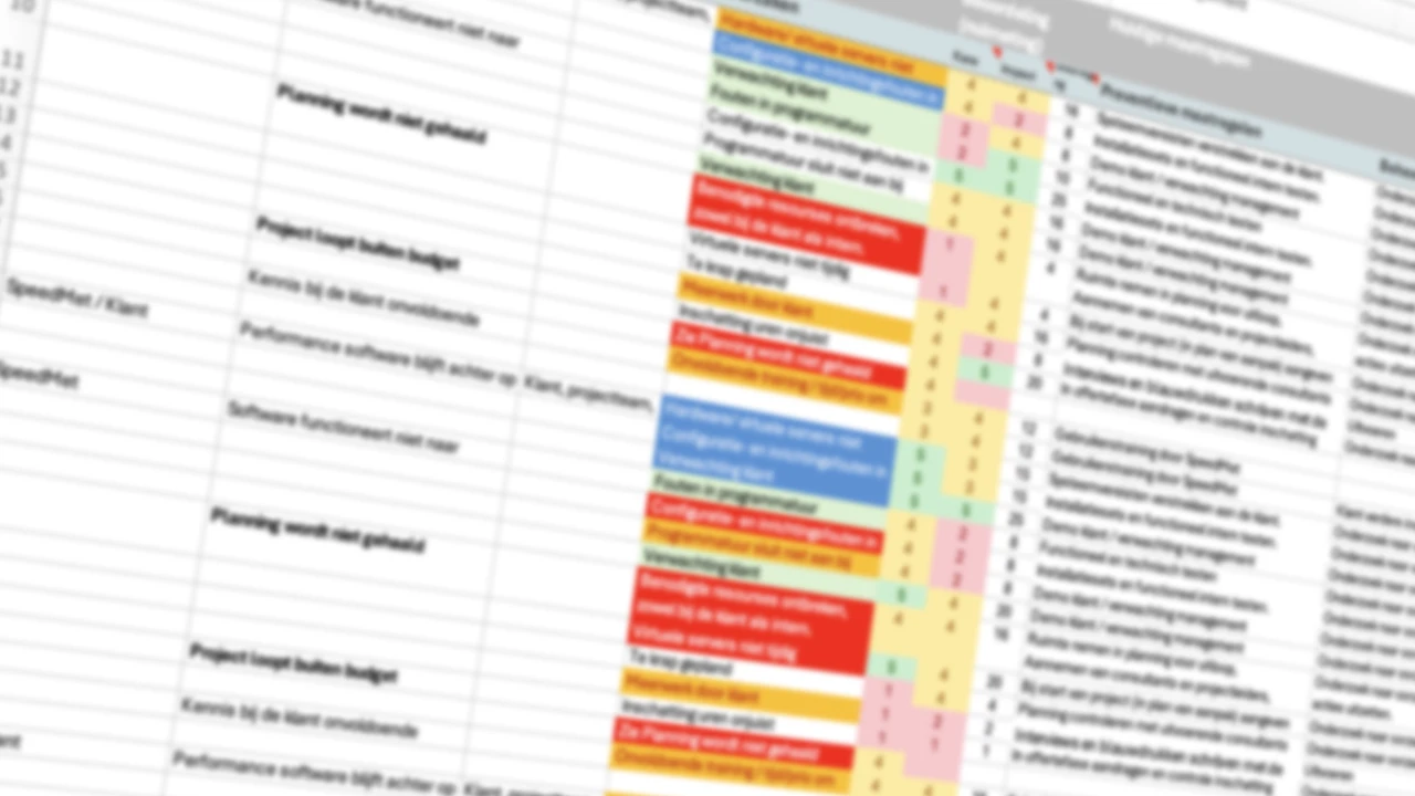 Van Excel chaos naar gestructureerd overzicht